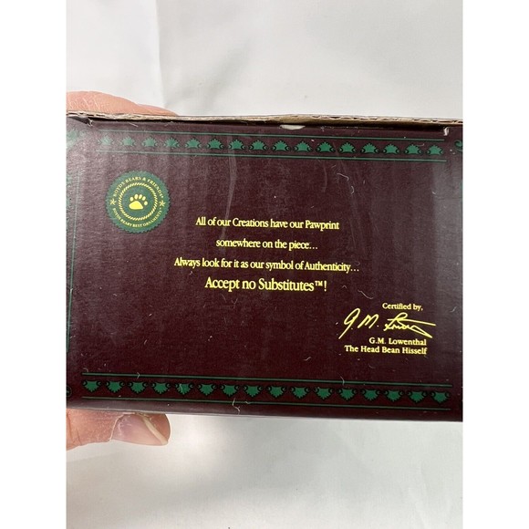 Vtg 2003 Boyds Bears‎ Ornament Bluster Dandycane #257030 Christmas Candy Cane - Picture 4 of 5